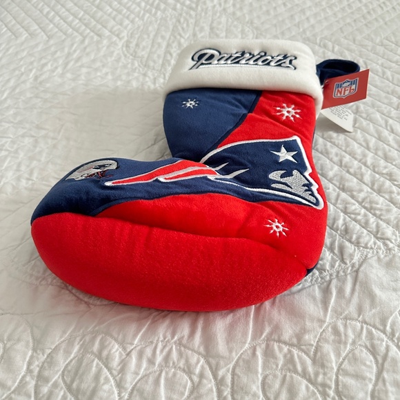 NWT New England Patriots NFL Team Beans Authentic Christmas Stocking - Picture 2 of 13